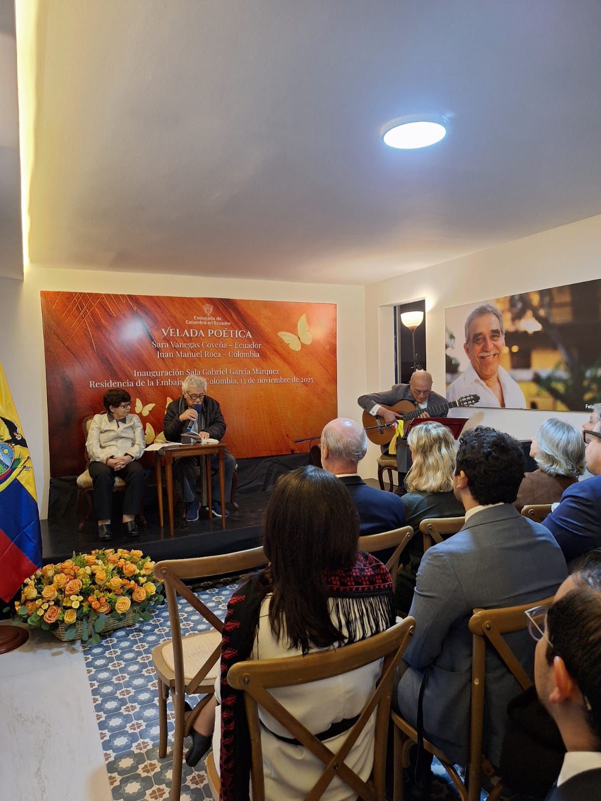 Embajada de Colombia en Ecuador invita a la inauguración de la Sala Gabriel García Márquez