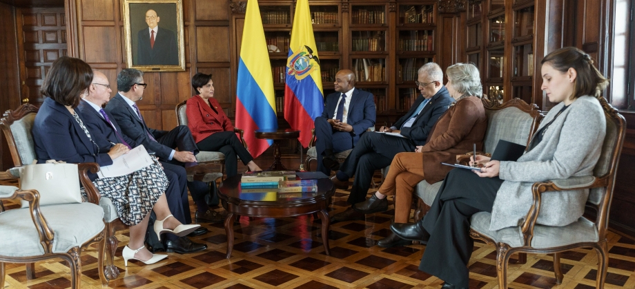 Colombia y Ecuador impulsan su agenda binacional en diálogo entre ministro (e) Luis Gilberto Murillo y la canciller Gabriela Sommerfeld