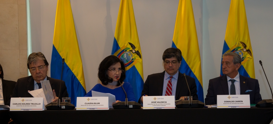 Colombia y Ecuador definieron nuevas posibilidades de cooperación bilateral en la lucha contra el crimen transnacional 