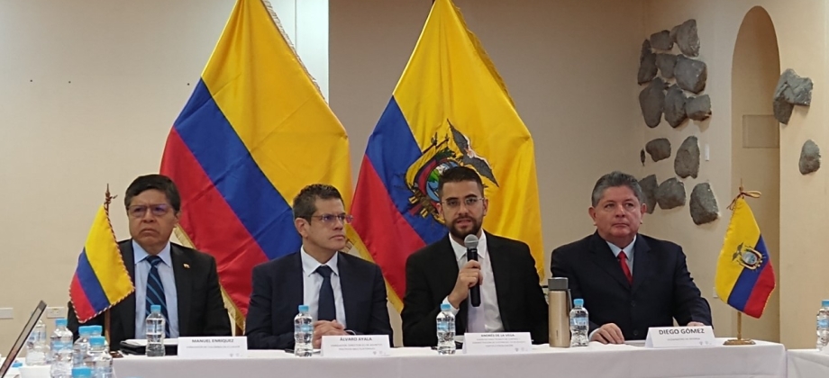 Se celebró la VI Reunión de la Comisión Mixta de Drogas Ecuador-Colombia