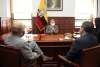 Embajador Manuel Enríquez y la Ministra de Gobierno del Ecuador dialogaron sobre asuntos bilaterales